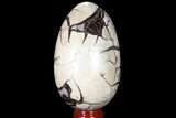 Septarian Dragon Egg Geode - Gorgeous Brown Crystals #81353-3
